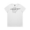 4001A Women's Maple Active Tee Thumbnail